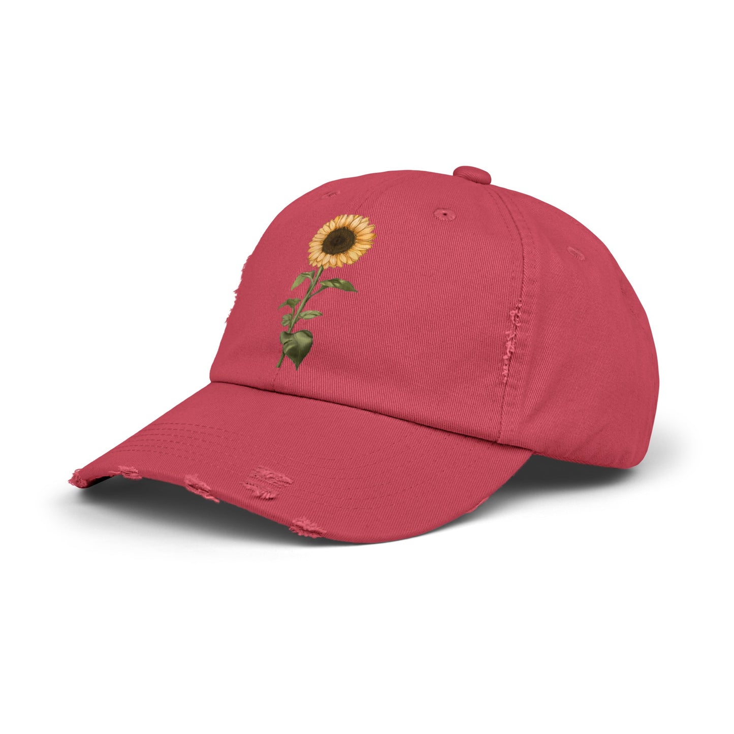 Sunflower Unisex Distressed Cap