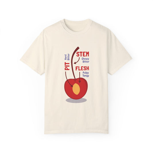 Cherry Diagram Unisex Garment-Dyed T-shirt