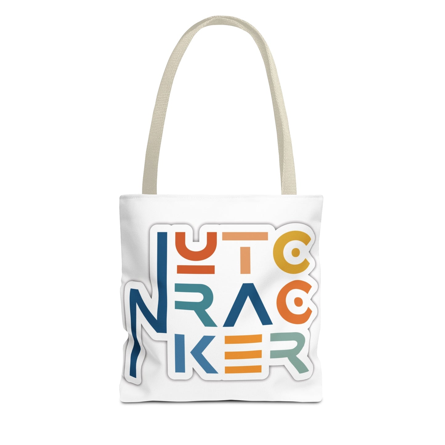 Nutcracker Typography 18" x 18"  Polyester Tote Bag