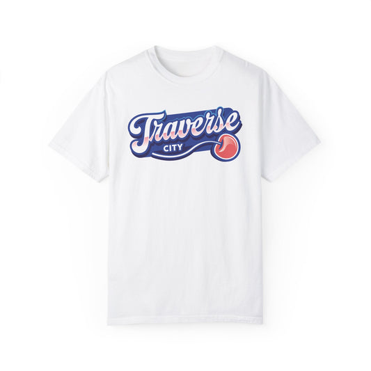 Traverse City Logo-Style Unisex Garment-Dyed T-shirt