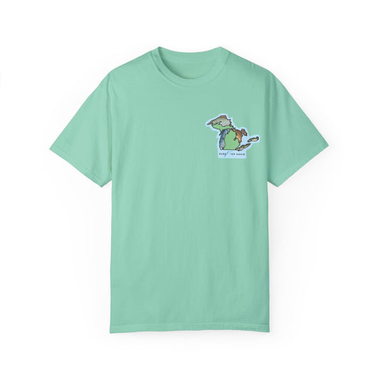 Pure Fish Again Michigan Parody T-Shirt - Celebrate the Great Lakes with a Splash of Humor!