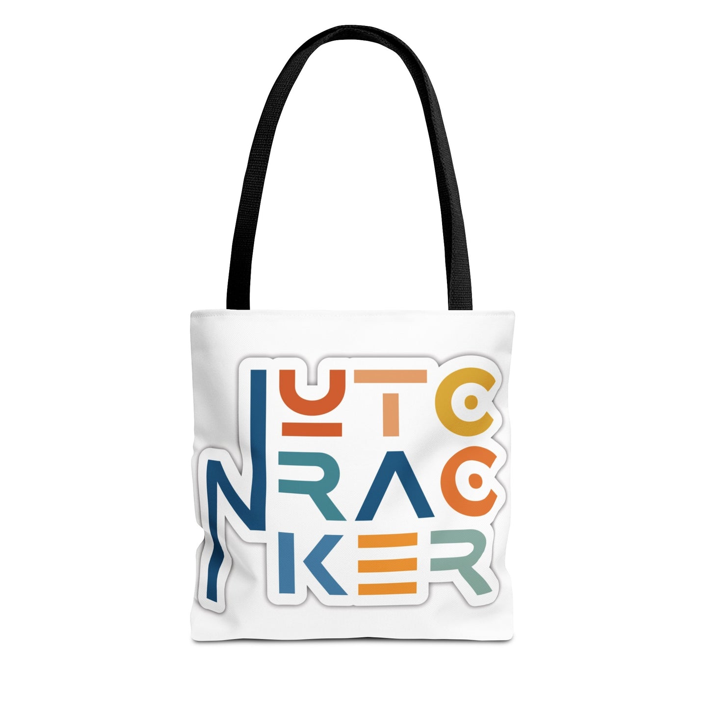 Nutcracker Typography 18" x 18"  Polyester Tote Bag