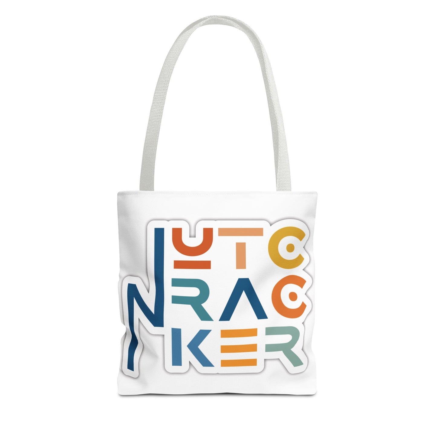 Nutcracker Typography 18" x 18"  Polyester Tote Bag