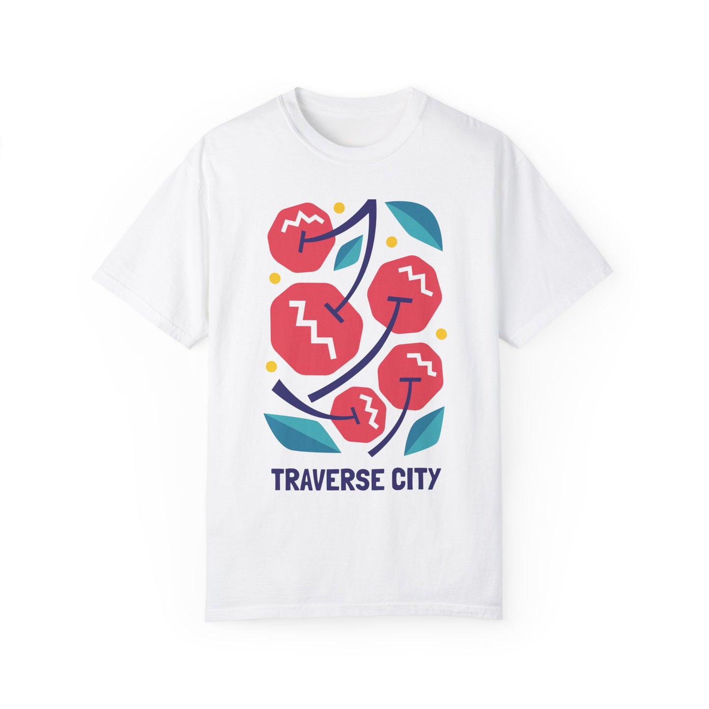 Traverse City Cherries Unisex Garment-Dyed T-shirt