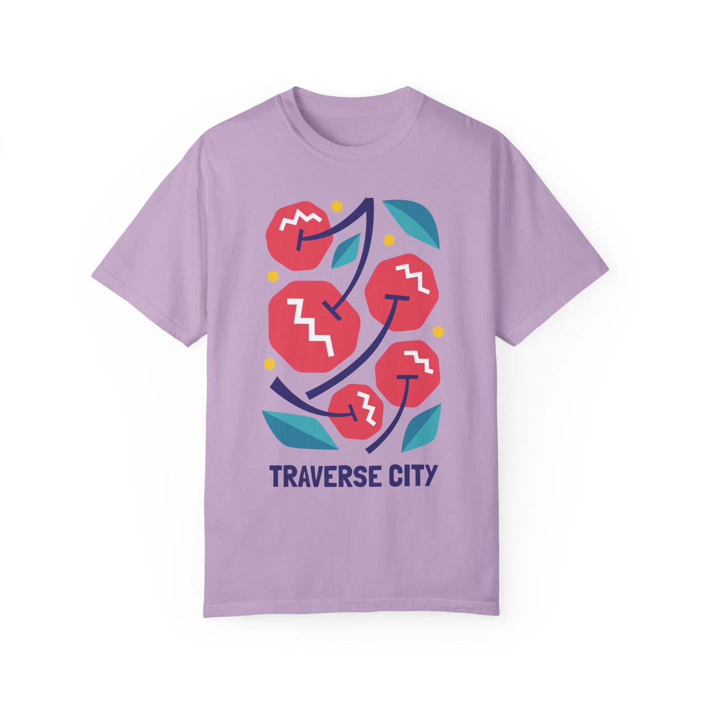 Traverse City Cherries Unisex Garment-Dyed T-shirt