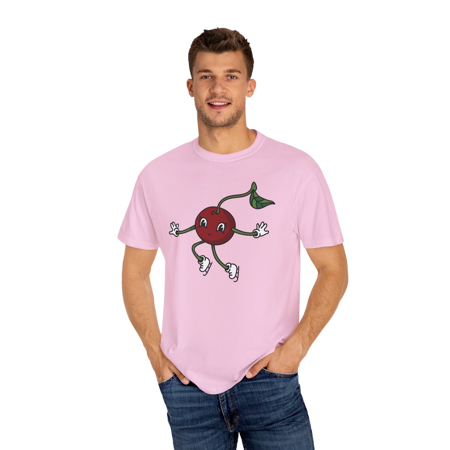 Figure Skating Cherry on Ice Unisex Garment-Dyed T-shirt