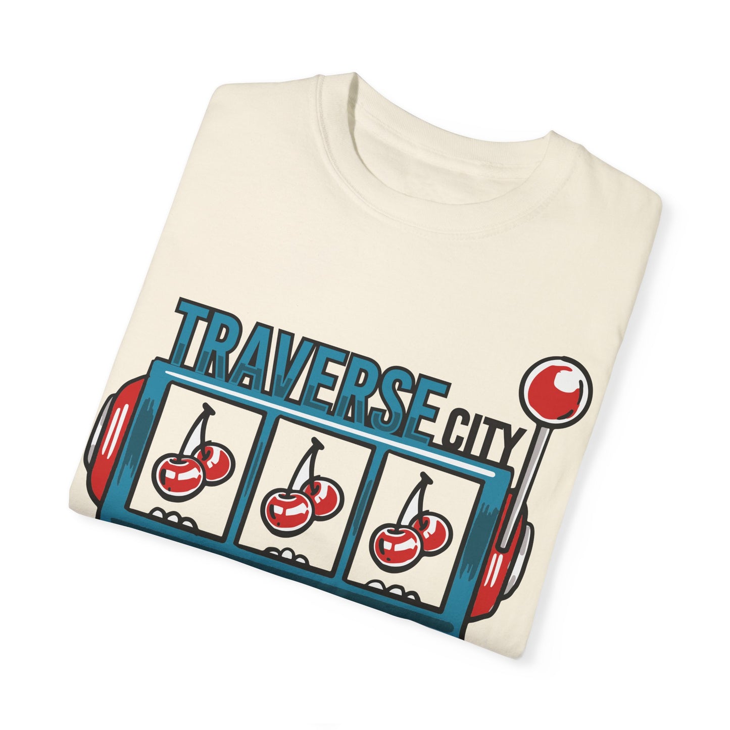 Traverse City Jackpot Unisex Garment-Dyed T-shirt