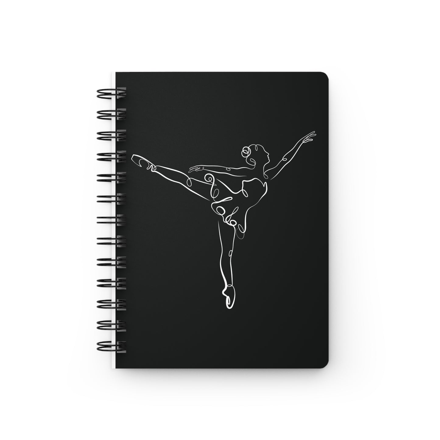 Ballerina En Pointe Spiral Bound Journal