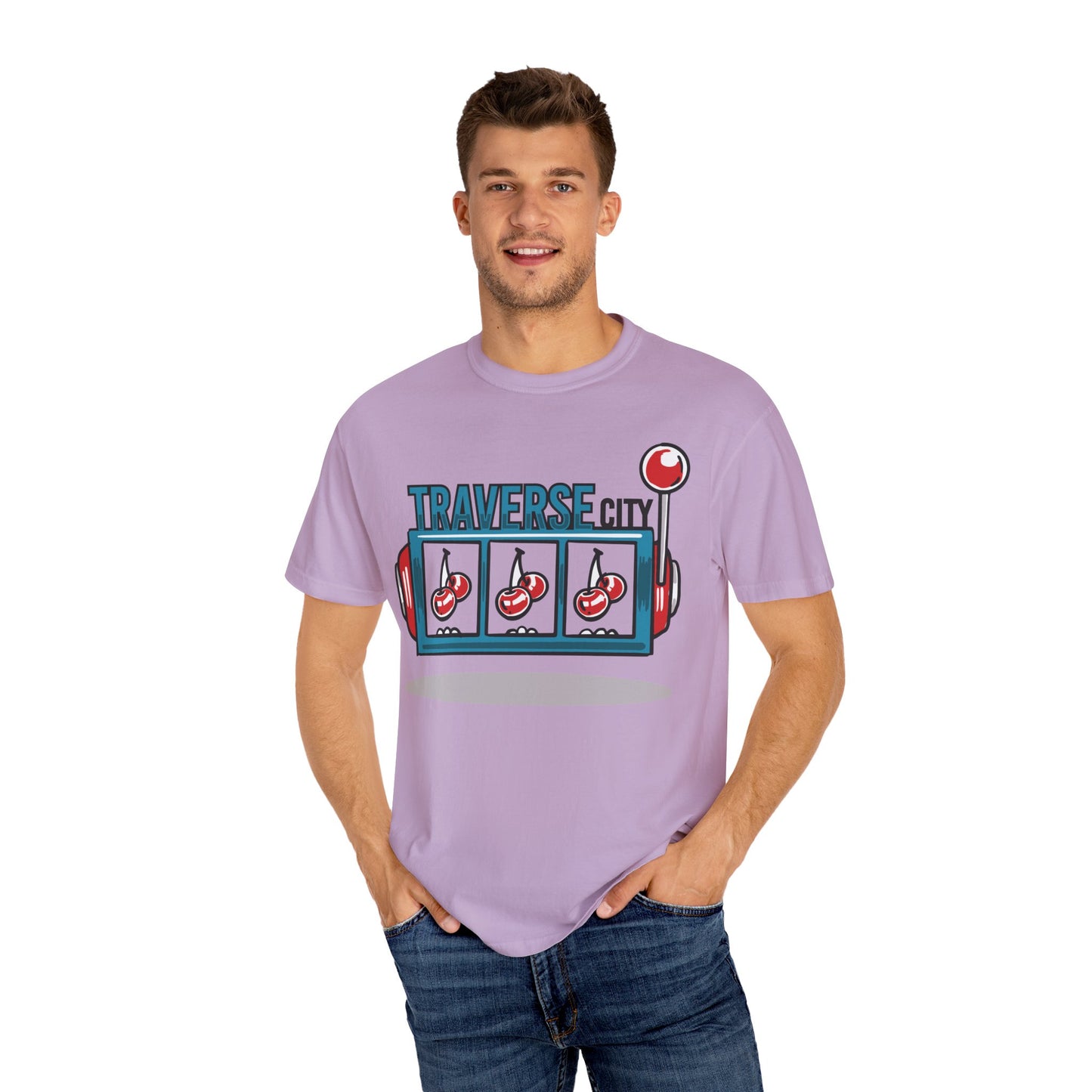 Traverse City Jackpot Unisex Garment-Dyed T-shirt
