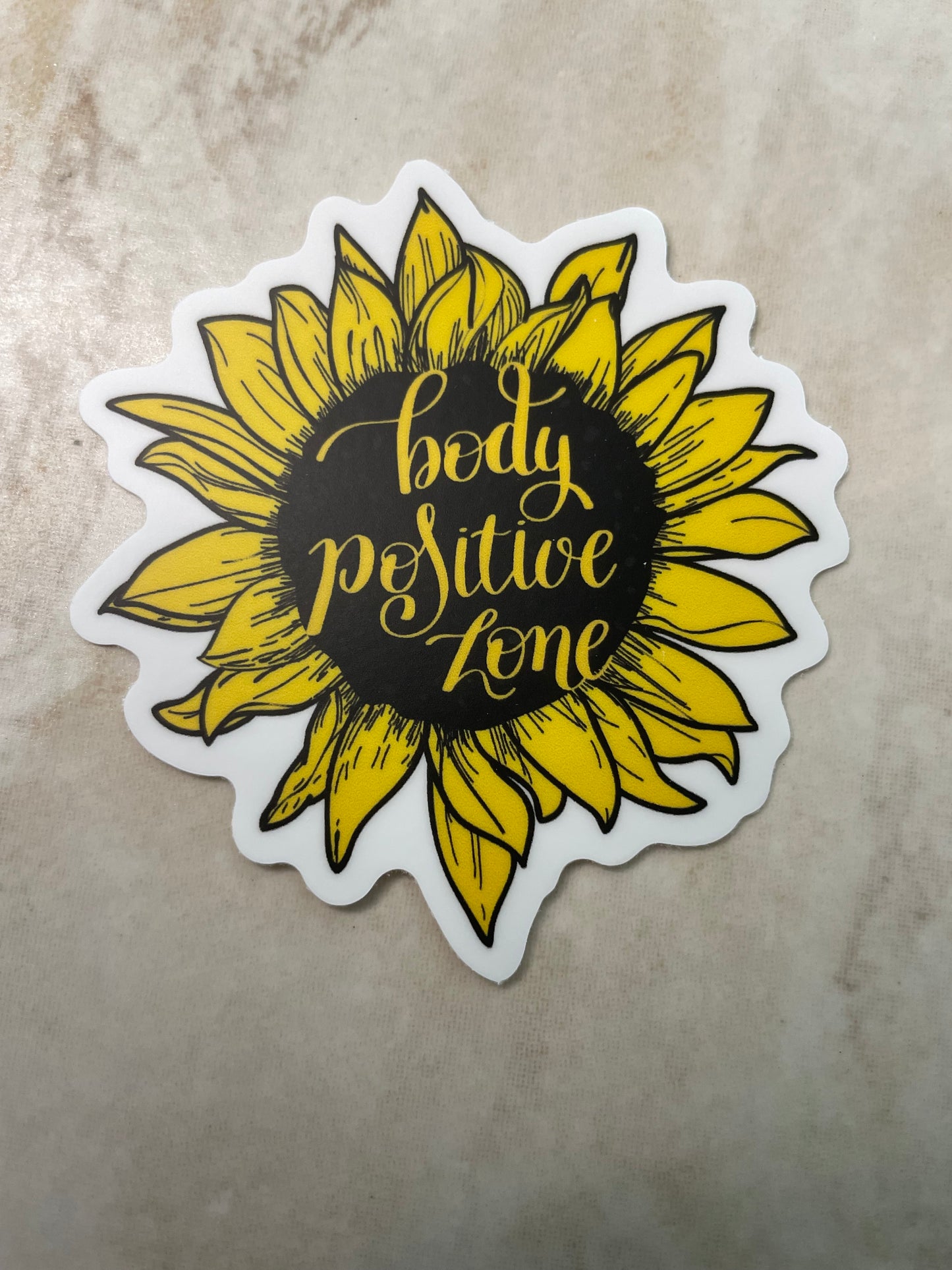 Denali & Co. Body Positive Zone Sunflower Body Positivity Sticker