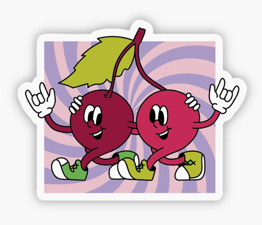 Denali & Co. Cherry Pals Vinyl Sticker | Cherry Sticker | Vinyl Sticker