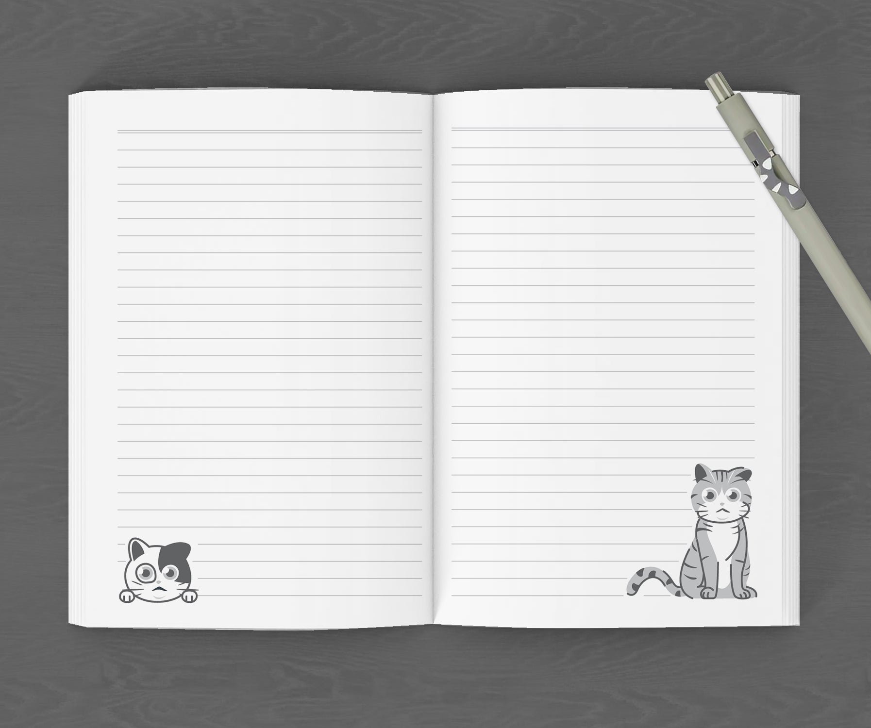Cat Journal: Cute Cat Journal Lined Paper (Cat Journals)