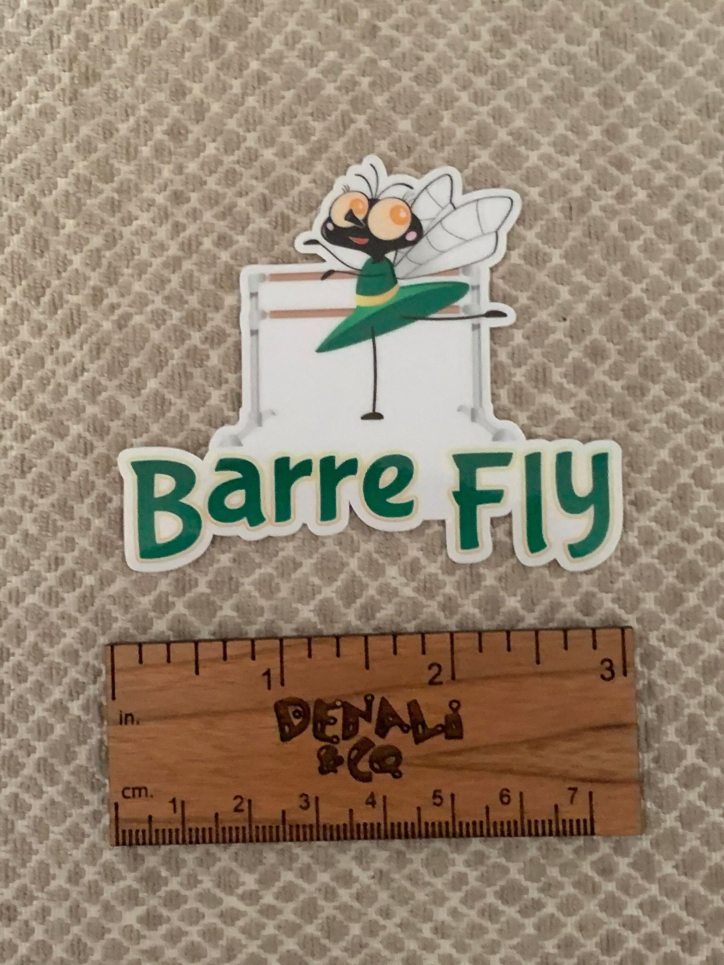 Denali & Co. Barre Fly Dance Vinyl Sticker, Dance Sticker, Gifts For Dancers,