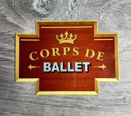 Denali & Co. Corps de Ballet Vinyl Sticker, Dance Sticker, Gifts For Dancers, Ballet Gifts